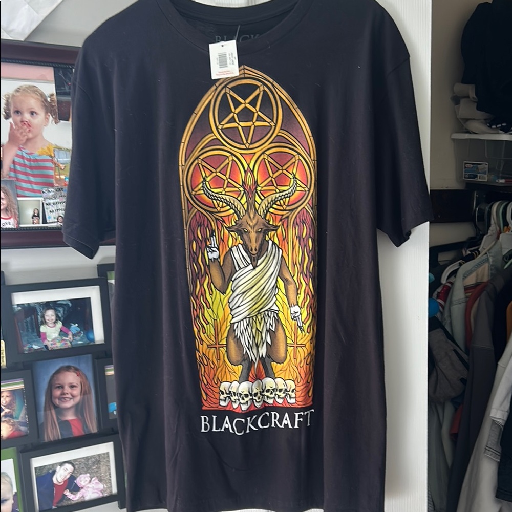 Blackcraft Black Graphic T-Shirt